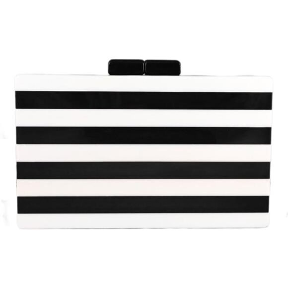 Boutique De FGG Acrylic Clutch Purses for Women Evening Handbags Chain Shoulder - Picture 1 of 7